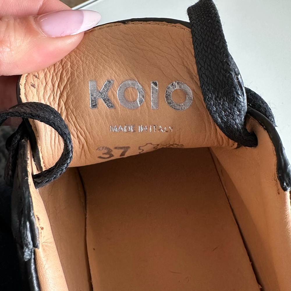 KOIO Capri in Nero -brand new made in Italy - size 37 - Picture 5 of 5